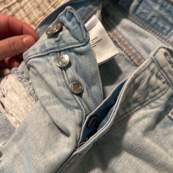 Light Wash Jean Shorts - Picture 5 of 5